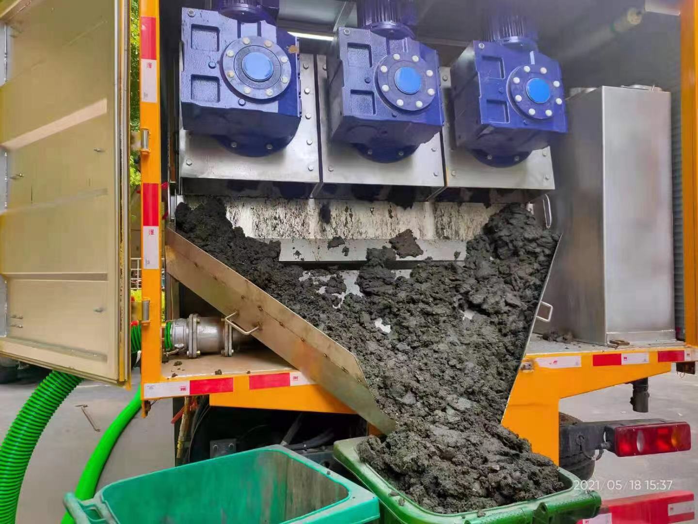 长倘口镇化粪池清掏城市维护站-泥浆净化干湿分离处理